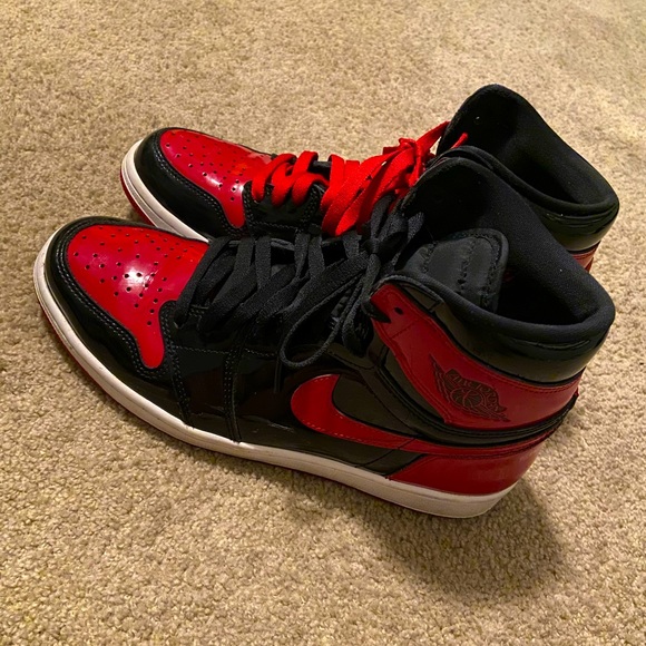 Air Jordan 1 Retro High OG GS Patent Bred